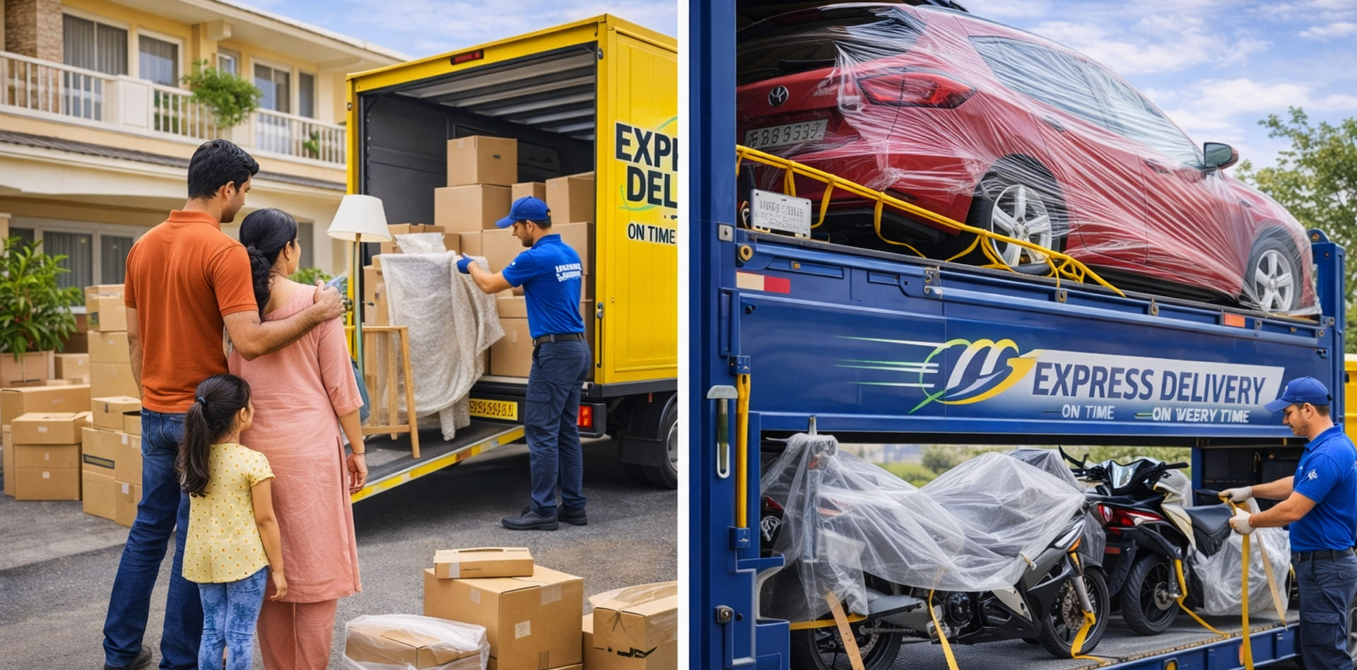 Household goods train transport service in Mumbai